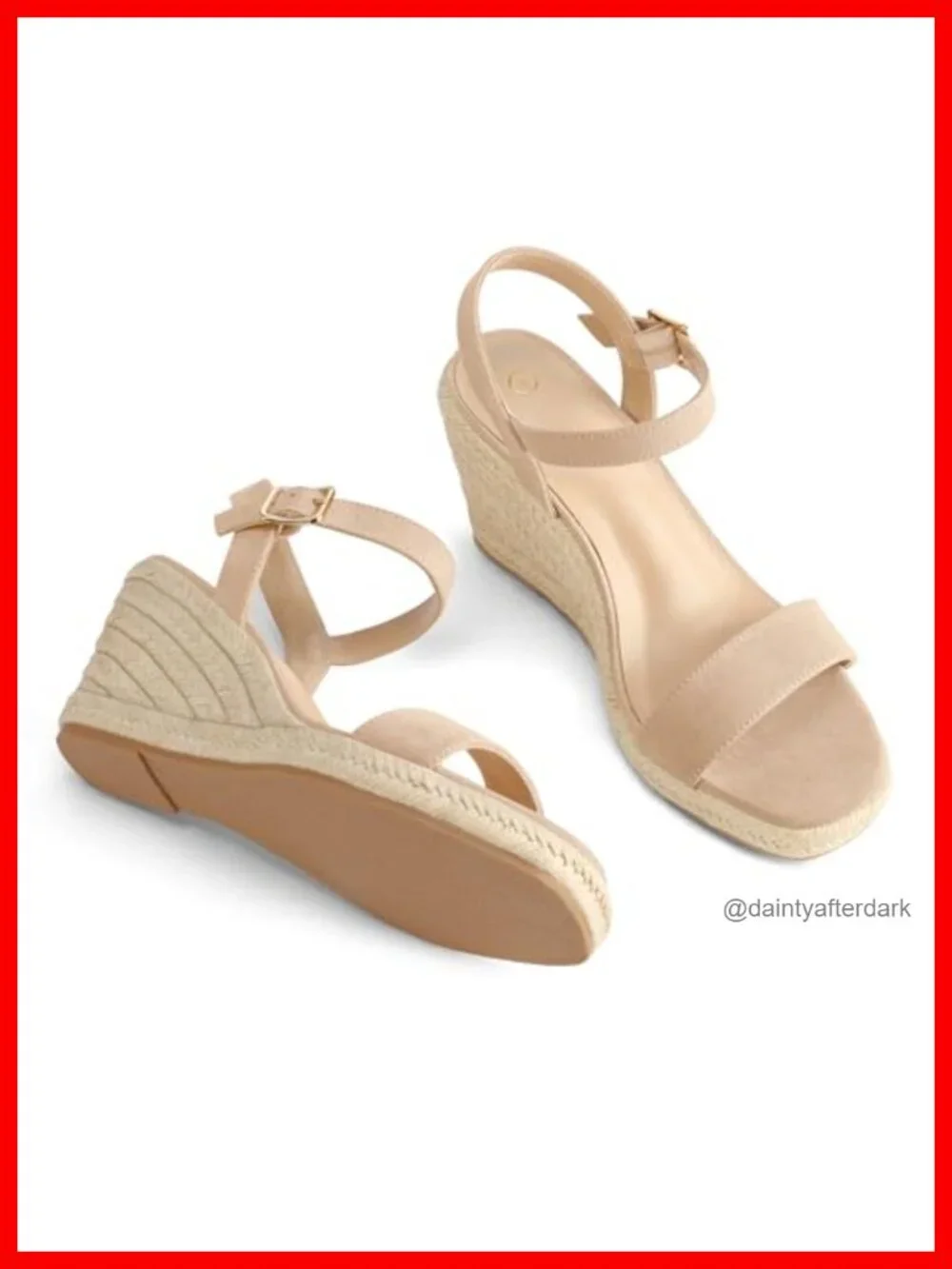 Women's Espadrille Wedge Sandals Open Toe Platform Heels with Ankle Strap
